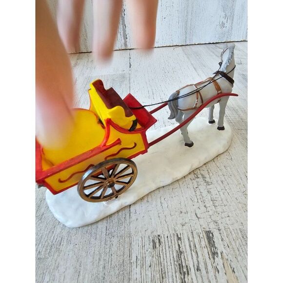 Lemax brewery wagon carriage enchanted Forest Xmas accessory horse - Picture 4 of 8